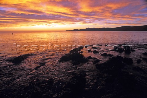 Sunrise on the Sea of Cortez Baja California
