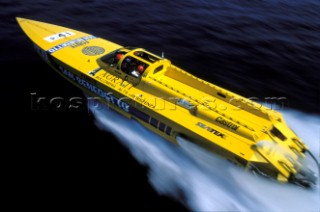 Class 1 powerboat racing.
