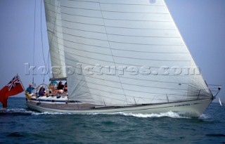 Swan 51 Formosa cruising in the Solent England