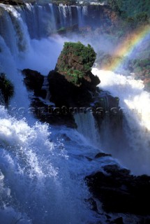 Rainbow over Iguaza Falls, Argentina