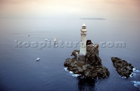 Fastnet lighthouse in the Irish Sea