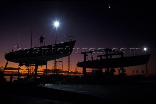Sunset  on Dockyard Winston - Seascape
