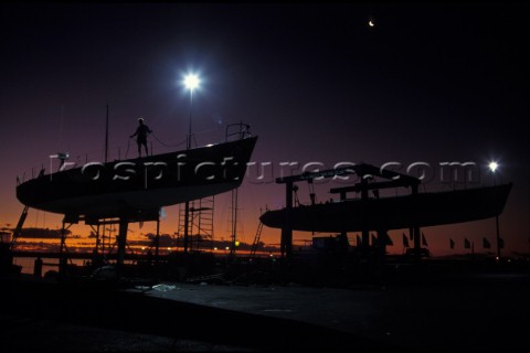 Sunset  on Dockyard Winston  Seascape