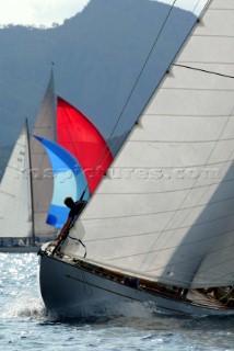 Cannes, France 24 September 2003. Regate Royales  - Prada Trophy 2003. Second Day of racing Photo:Guido Cantini/