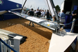 The Sail Rocket stand at the 2003 Southampton Boat Show