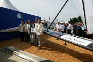 The Sail Rocket stand at the 2003 Southampton Boat Show