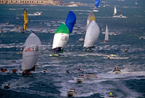 Southampton Inghilterra 23 Settembre 2001   Partenza della Volvo Ocean Race 20012002  Amer Sports On