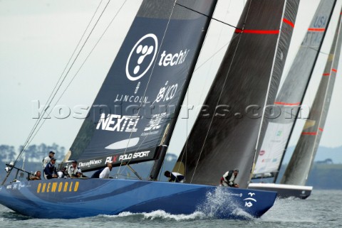 Americas Oneworld Challenge leads fellow contryman Srars  Stripes to the top mark during race two of