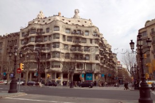 Gaudi architecture in Barcelona