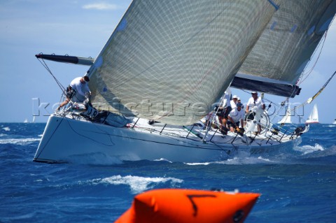 Antigua Race Week 2004 in the Caribbean  Canting Keel Maxi Pyewacket owned by Roy Disney