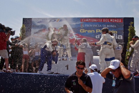 Powerboat P1 World Championships 2004  Grand Prix of Italy Overall Prizegiving Evolution Class Winne