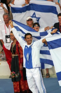 Athens 25 08 2004. Olympic Games 2004  . Mistral M. NIKOLAOS KAKLAMANAKIS (GRE) Silver