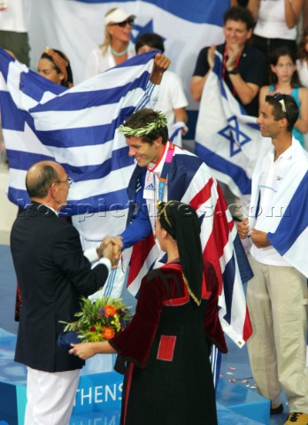 Athens 25 08 2004 Olympic Games 2004   Mistral M NICK DEMPSEY GBR Bronze