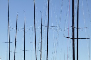 Carbon fibre masts in Key West Race Week 2005