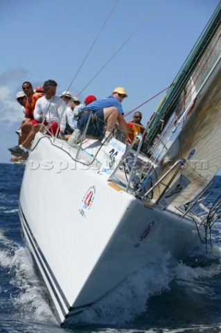 Antigua Sailing Week 2005 STORM  Reighel Pugh 44  1st place Racing 2 and 2nd overall