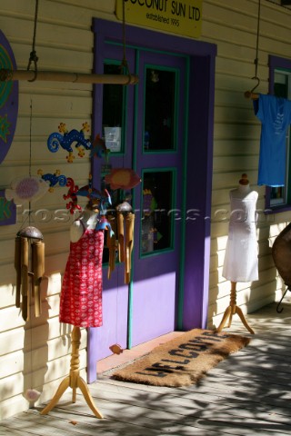 Tortola Island  British Virgin Islands  CaribbeanNanny Cay Local Handicraft Shops