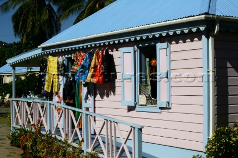 Tortola Island  British Virgin Islands  CaribbeanRoad Town capital of BVI Local Handicraft Shops