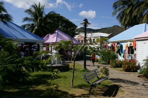 Tortola Island  British Virgin Islands  CaribbeanRoad Town capital of BVI Local Handicraft Shops
