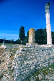 Remains of a Roman temple, Brijoni Islands, Croatia