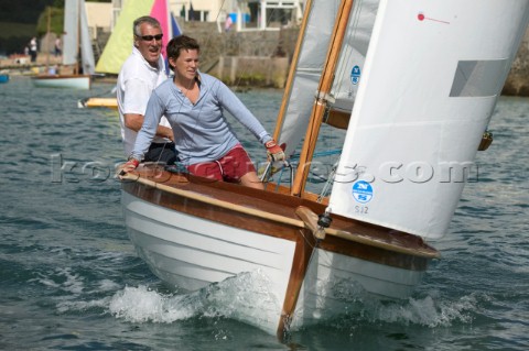 Classic yawl sailing in Dartmouth Devon UK