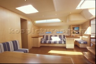 Interiors of Wally maxi yacht Magic Carpet Squared