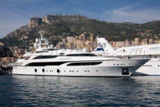 Superyacht Lionheart moored in Monaco