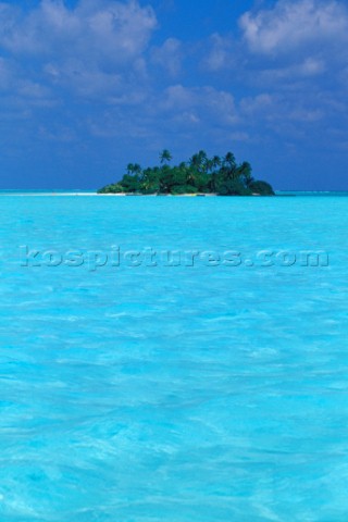 Maldives  Landscape with Ranveli Resort in the background