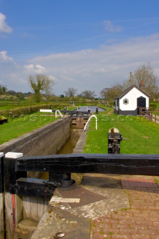 Top staircase lock at Frankton JunctionMontgomery canallooking towards junction with Llangollen cana