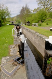 Belan bottom lock,Montgomery canal,near Welshpool,Powys.May 2006.
