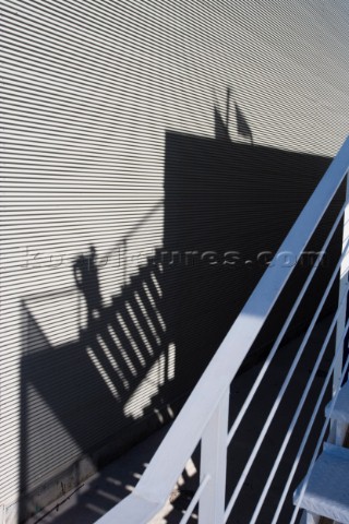 39 Italian Americas Cup Challenge  graphic shadow of stairway
