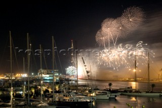 Fireworks Port of Valencia