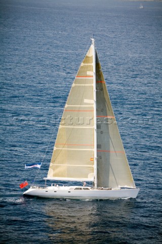Unfurled sailing on Fortis Day on June 17th 2007 Fiftytwo of the worlds largest and most expensive s