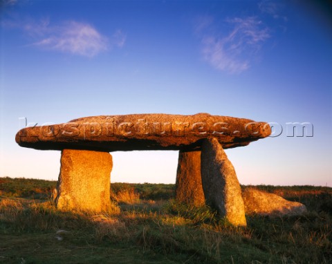 Lanyon Quoit is one of many such ancient formations in West Cornwall