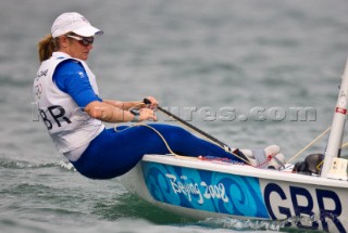 Qingdao (China) - 2008/08/19  Olympic Games Laser Radial - Great Britain - Penny Clark