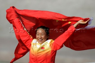 Qingdao, China, 2008 OLYMPICS RS:X F -China -Jian Yin (Gold medal ) (no sale to Denmark)