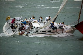 Skandia Cowes Week 2008 - J boat broaching
