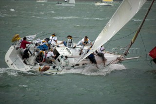 Skandia Cowes Week 2008 - J boat broaching