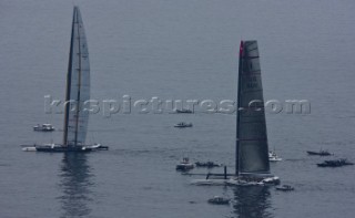 Alinghi 5 and BMW Oracle - 33rd Americas Cup