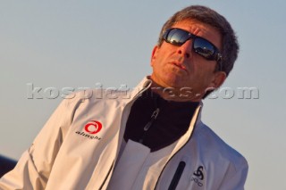 Valencia, 2/12/10. Alinghi5 33rd Americas Cup. Alinghi5 day 5 race 1 off dock. Murray Jones. Guido Trombetta / Alinghi/SEASEE.COM