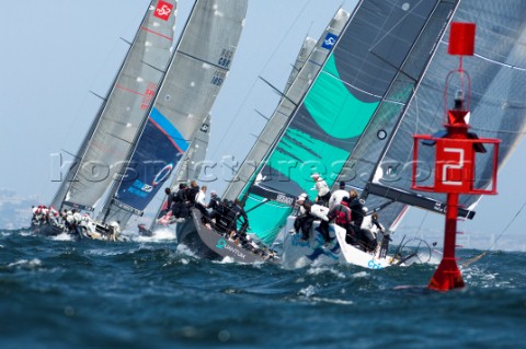 Cristabella GBR Quantum USA and Team Origin GBR round mark four in the coastal race of the Trophy of