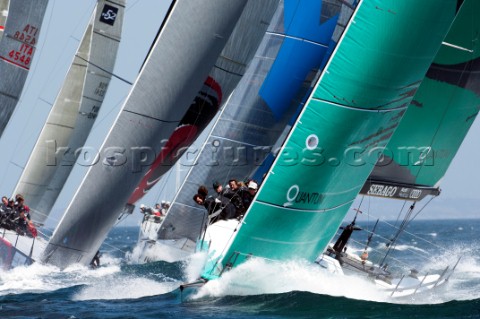 Quantum Racing USA lead in race ten of the Trophy of Portugal Med Cup regatta Cascais Portugal 16520