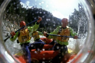 White Water Rafting on a river of rapids