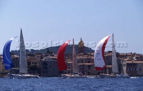 La Giraglia Rolex Cup 1998 Offshore race from St Tropez France around La Giraglia Rock Corsica and f
