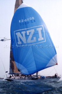 New Zealand Enterprise racing in the Whitbread Round the World Race 1986 now known as the Volvo Ocean Race