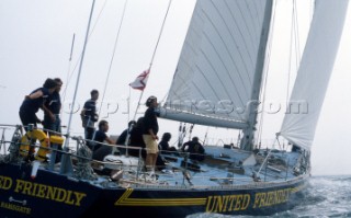 United Friendly racing in the Whitbread Round the World Race 1981 now known as the Volvo Ocean Race