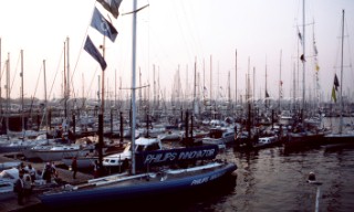 Philips Innovator during the Whitbread Round the World Race 1986 (now known as the Volvo Ocean Race)