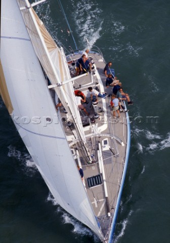 Philips Innovator during the Whitbread Round the World Race 1986 now known as the Volvo Ocean Race