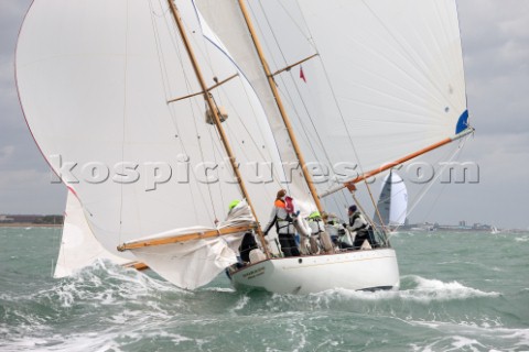 Dorade racing in the Royal Yacht Squadron Bicentenary Regatta 2015  Cowes Isle of Wight UK