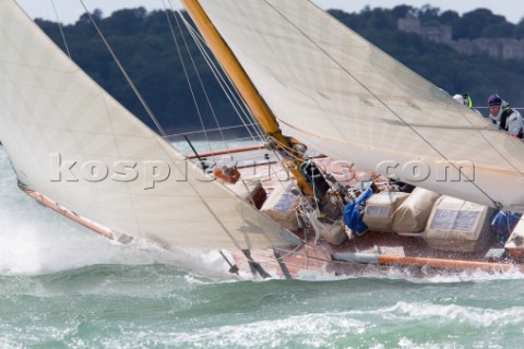 Dorade racing in the Royal Yacht Squadron Bicentenary Regatta 2015  Cowes Isle of Wight UK