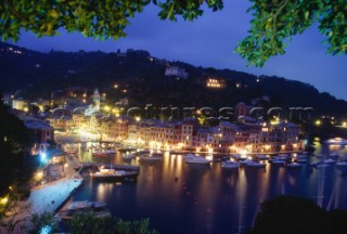 The harbour of Portofino on the Italian Riviera